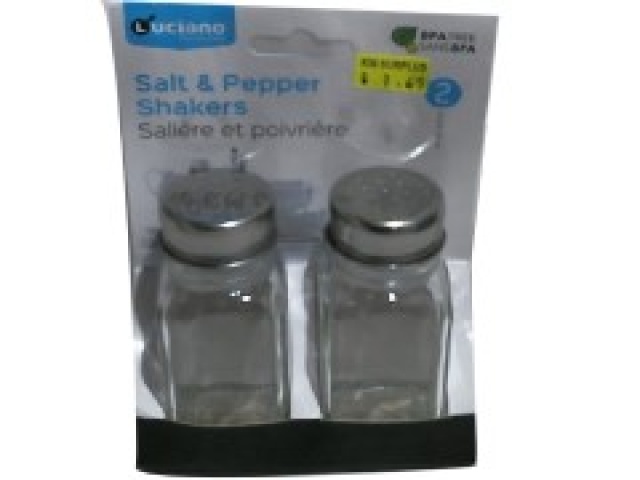 2pc. Luciano Salt and Pepper Shakers