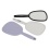 Hand Mirror, 3 Assorted Pink/grey/white