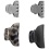 Jaw Clips 8pk. The Basik Edition Assorted (EACH SOLD INDIVIDUALLY)