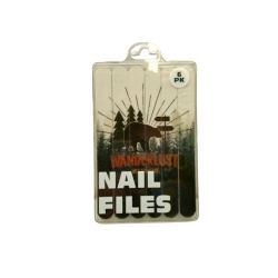 Nail Files 6pk. Bear Wanderlust Wild Territory