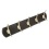 Hook Rail 5 Hooks Espresso & Nickel 21-7/16 x 3-1/2