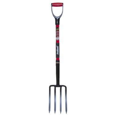 Spading Fork 41in X 4-tine 7.28x11.1 Head Fibreglass D-handle