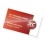 Laminating Pouch Luggage Tag w/Loop 2.5x4.5