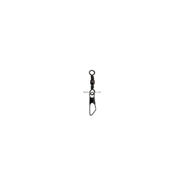 Barrel Swivel w/ Safety Snap, Black, Size 10, 16 Eagle Claw Q01042-010
