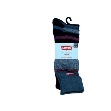 Levi's Crew Socks - Men's 5 Pack Size 10-13