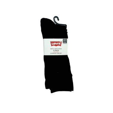 Levi's Crew Socks - Men's 5 Pack Size 10-13