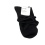 Socks Ladies Crew 2pk. Black Size 4-10 George