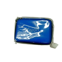 Soft Portable Hard Drive Case Blue