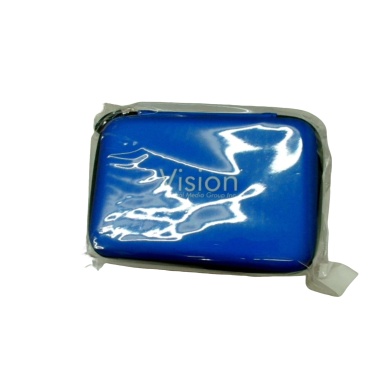 Soft Portable Hard Drive Case Blue