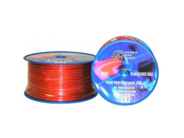 Power wire 8 gauge red 200 foot roll sold by the foot