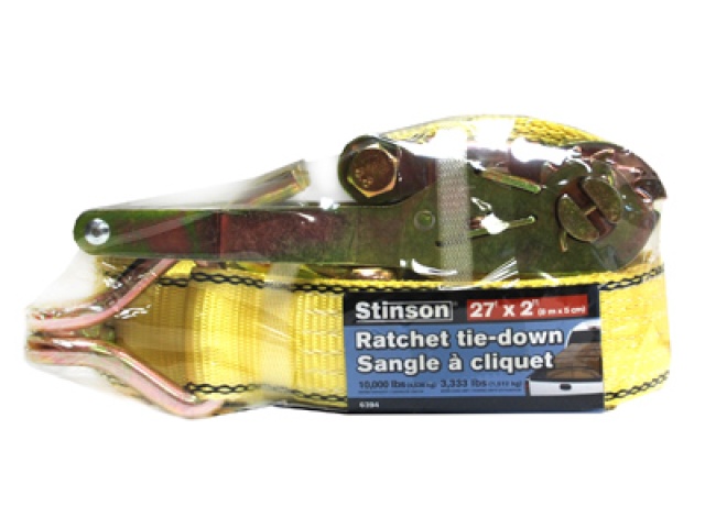 Ratchet tie down 2 inch x 27 feet