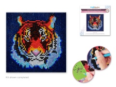 Craft Medley Kit: DIY Diamond Painting Kit E) Tiger