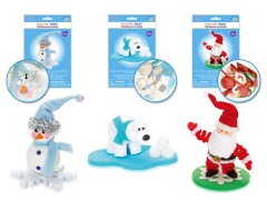 Seasonal Wonders: DIY Lrg Foam Ball Buddies Asst 12eax3styles A) Holiday Characters