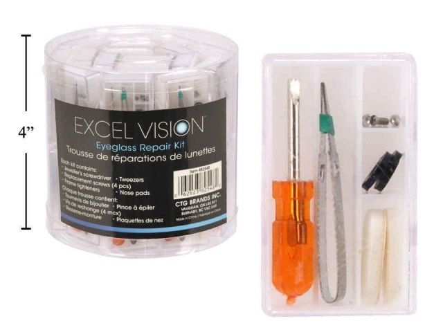 Eyeglass repair kit - excel vision