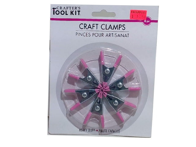 Crafter\'s Toolkit 2 Craft Clamps Heavy Duty\
