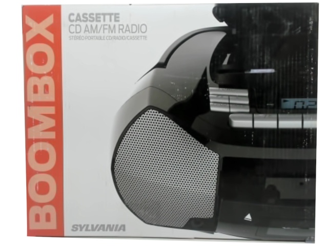 Boombox Cassette/cd/radio Sylvania