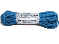 Rope Blue 100' 550 Paracord