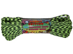 Zombie Rope Neon Green/Black 100' 550 Paracord
