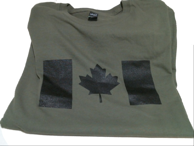 T-Shirt Canada flag olive drab - Xlarge