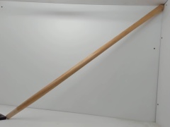 Round Mouth Shovel Handle 4' Laquered Wood