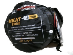 Sleeping bag heat zone cs250 -15C 5F 78+15x42 inch 198+38x107 cm