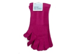 Magic Gloves Ladies Amethyst Purple Extended Wrist One Size