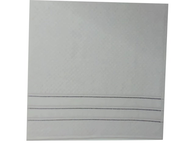 Zero twist terry bath towels - ambiance collection 24x50inch 61x127cm white