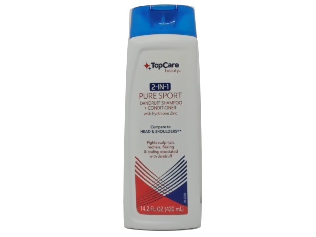 Dandruff Shampoo & Conditioner Pure Sport 420mL 2 In 1 Topcare