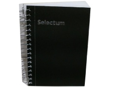 Coil Notebook,360pg.4.5x5.5'w /Plastic Cover