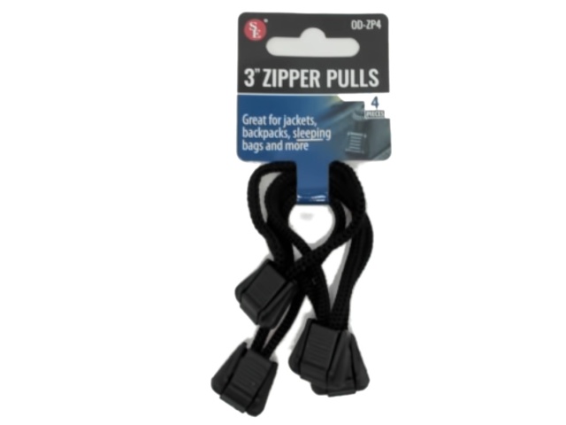 3 Zipper Pulls 4pk.\