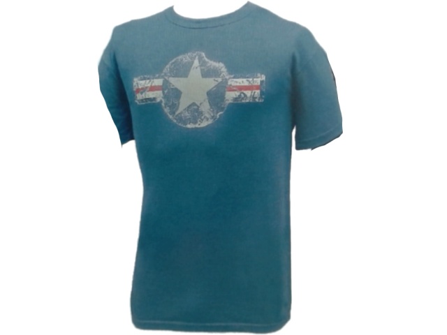 Yonder Blue T-shirt - US army air corp - small