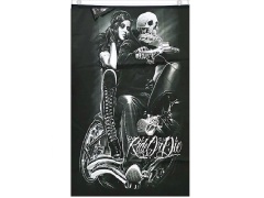 3'x5' flag Pirate Ride or Die Banner