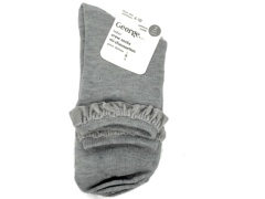 Socks Ladies Crew 2pk. Grey Size 4-10 George