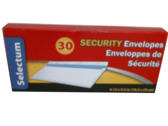 30 pack Security Envelope