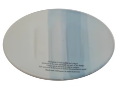 Soap Dish Ceramic Blue Ombre