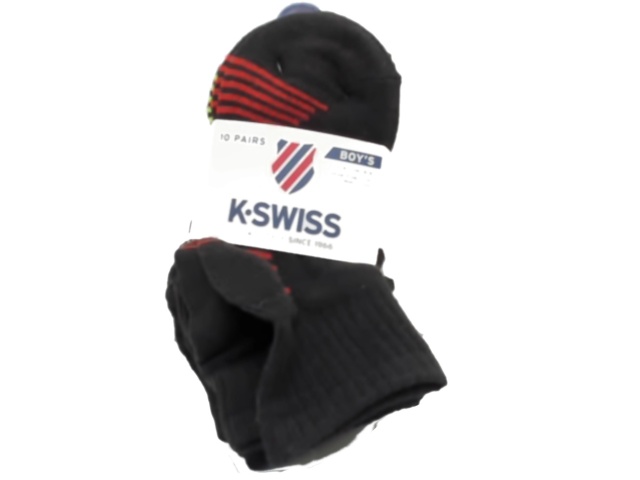 Boys Socks 10pk. Assorted Size 4-6 K-Swiss