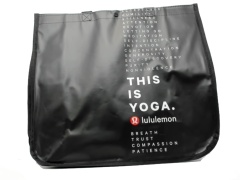 Reuseable Bag Black Large Lululemon this Is Yoga