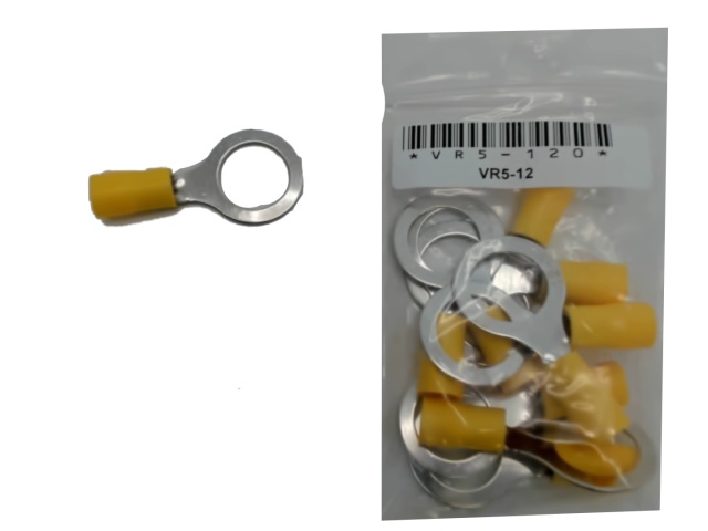 Terminal Insulated Ring Type Stud Size 1/2 inch - bag of 10