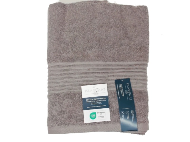 Cotton Bath Towel Medium Grey 27x52\