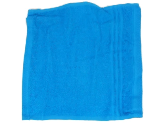 Cotton Wash Towel Turquoise 12x12\
