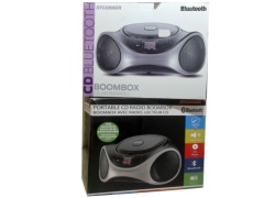 Boombox CD/Radio w/Bluetooth Ass't