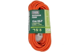 Extension Cord Outdoor 49.2' 1 Outlet 16 Gauge Orange (ENDCAP)