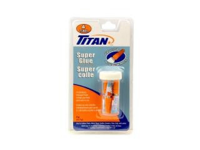 Glue Super Titan 1g/ Tube 4 Tubes/pk.