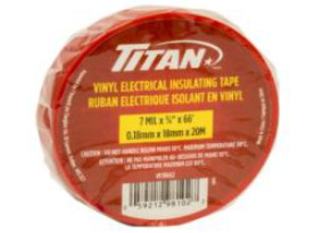 TITAN RED P.V.C. ELECTRICAL TAPE 18mm x 20m