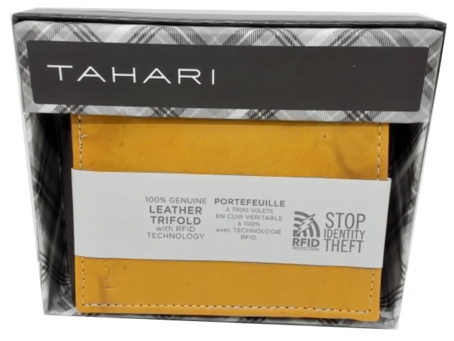 Trifold Wallet Leather Rfid Tahari