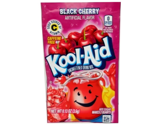 Kool-aid Drink Mix Black Cherry 3.6g.