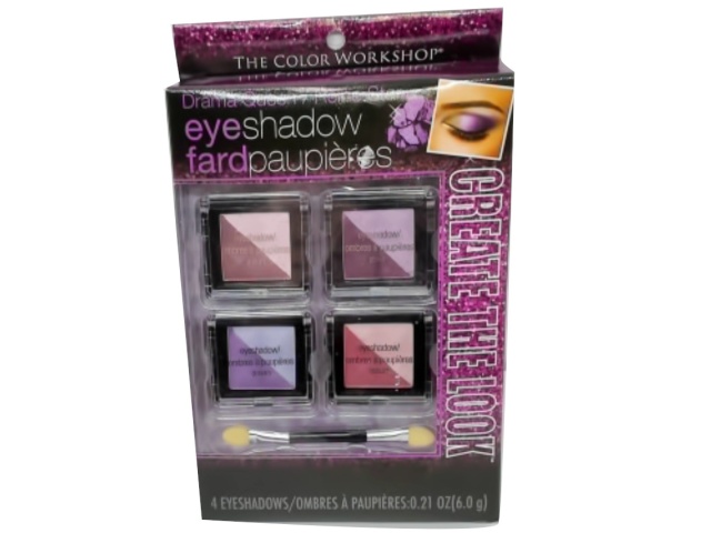 Eye Shadow Kit Drama Queen 4pk. w/Brush The Color Workshop
