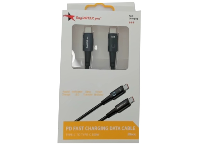 Type-C® to Type-C® 100W 10 foot super fast charging cable