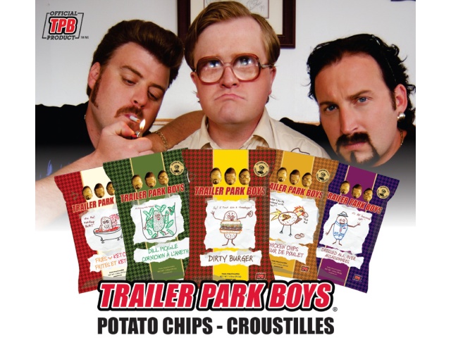 Trailer park boys potato chips 85g - Dill Pickle