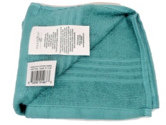 Cotton Hand Towel Light Teal 16x26